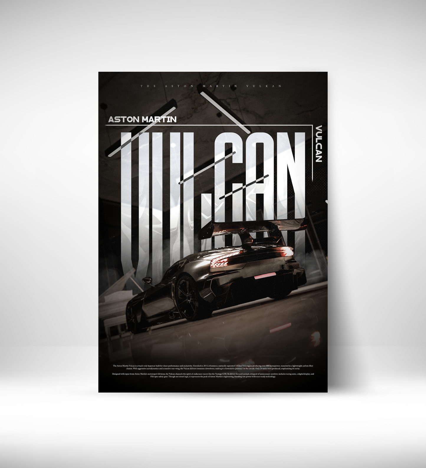 Aston Martin Vulcan (Framed)
