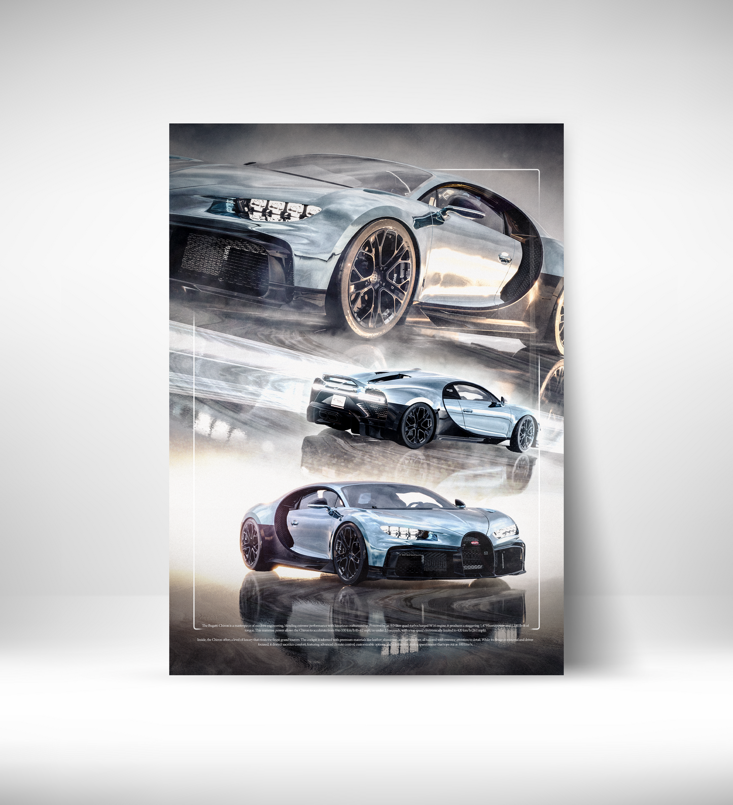Bugatti Chiron Profilée (Framed)