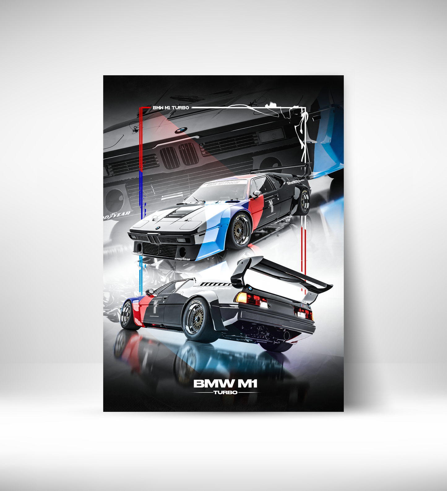 BMW M1 Turbo (Framed)