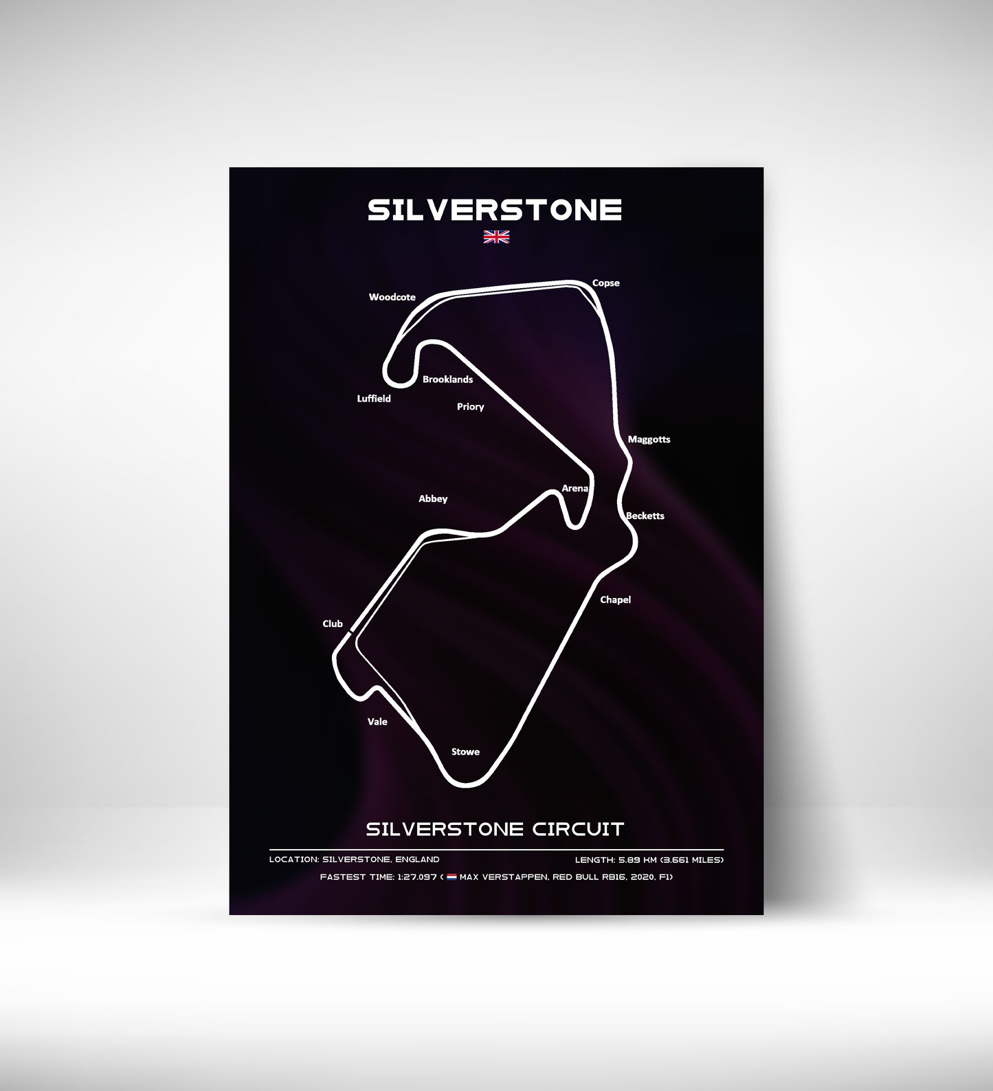 Silverstone Circuit (Unframed)