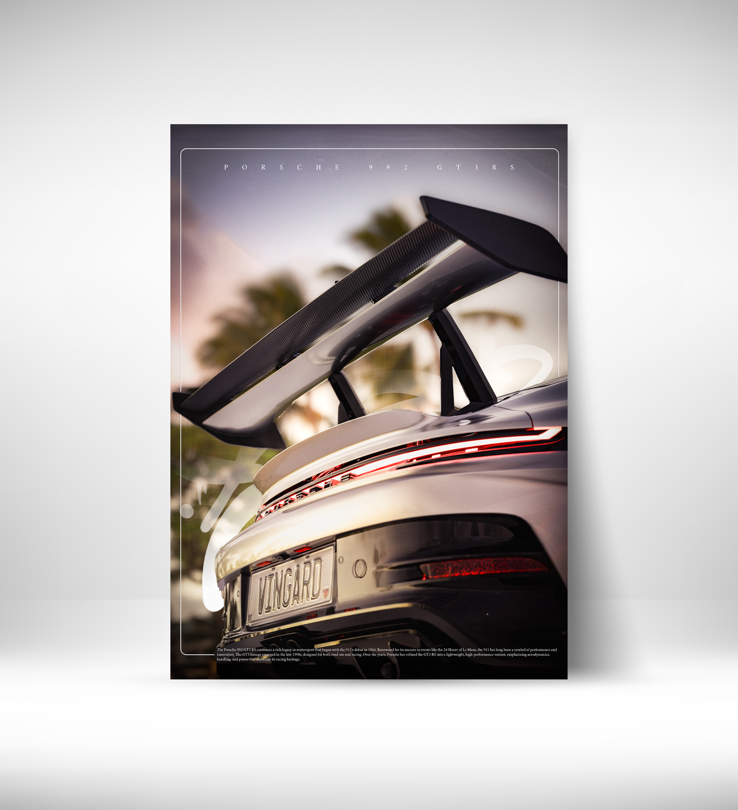 Porsche GT3RS (Unframed)