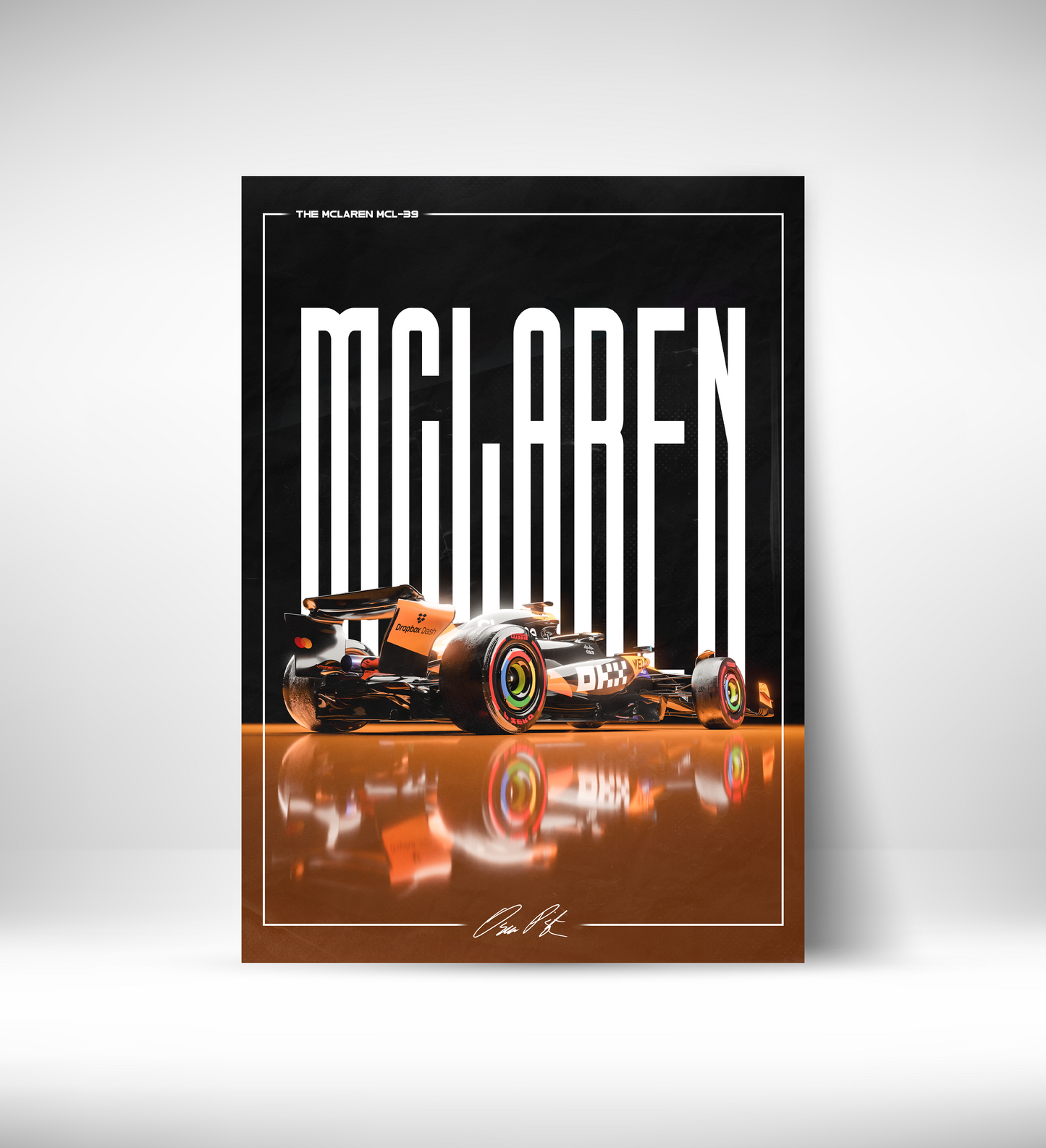 Mclaren F1 2025 MCL39 (Framed)