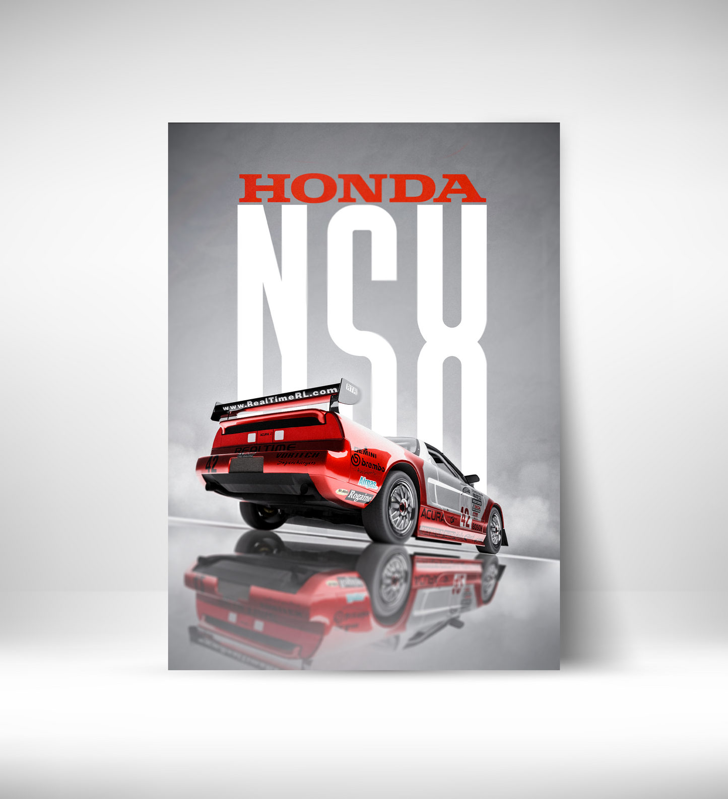 Honda 1991 NSX (Framed)