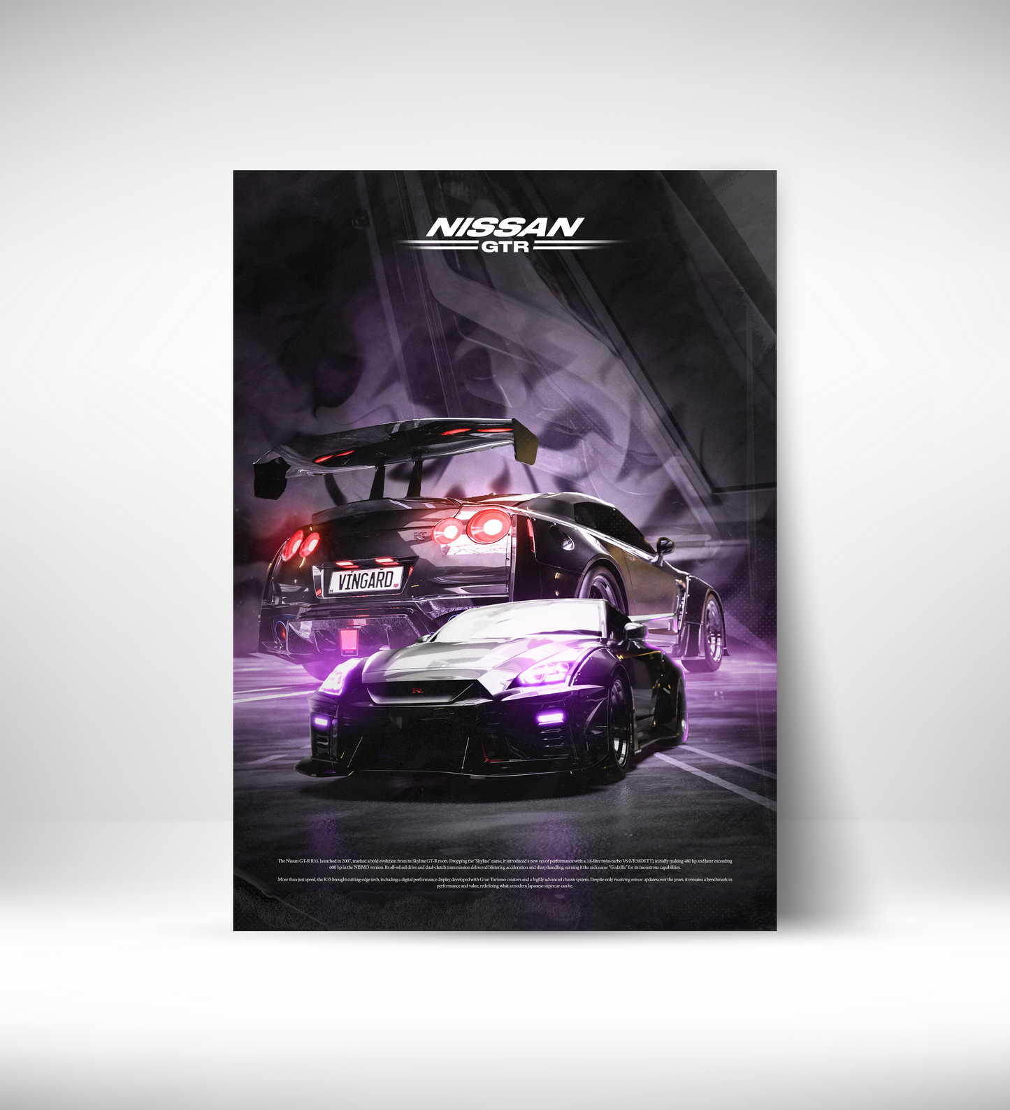 Nissan Skyline GT-R R35 (Unframed)