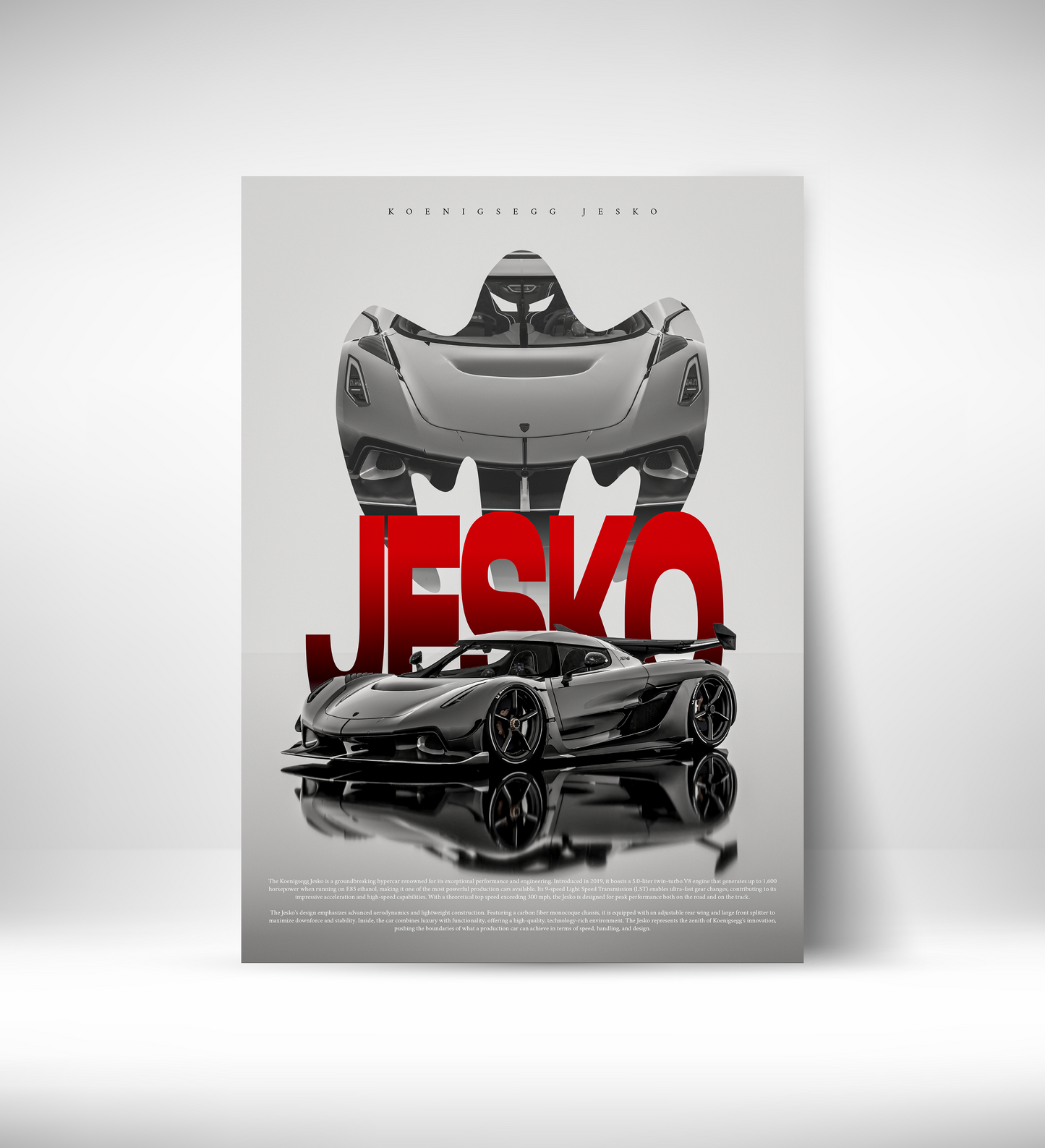 Koenigsegg Jesko (Unframed)