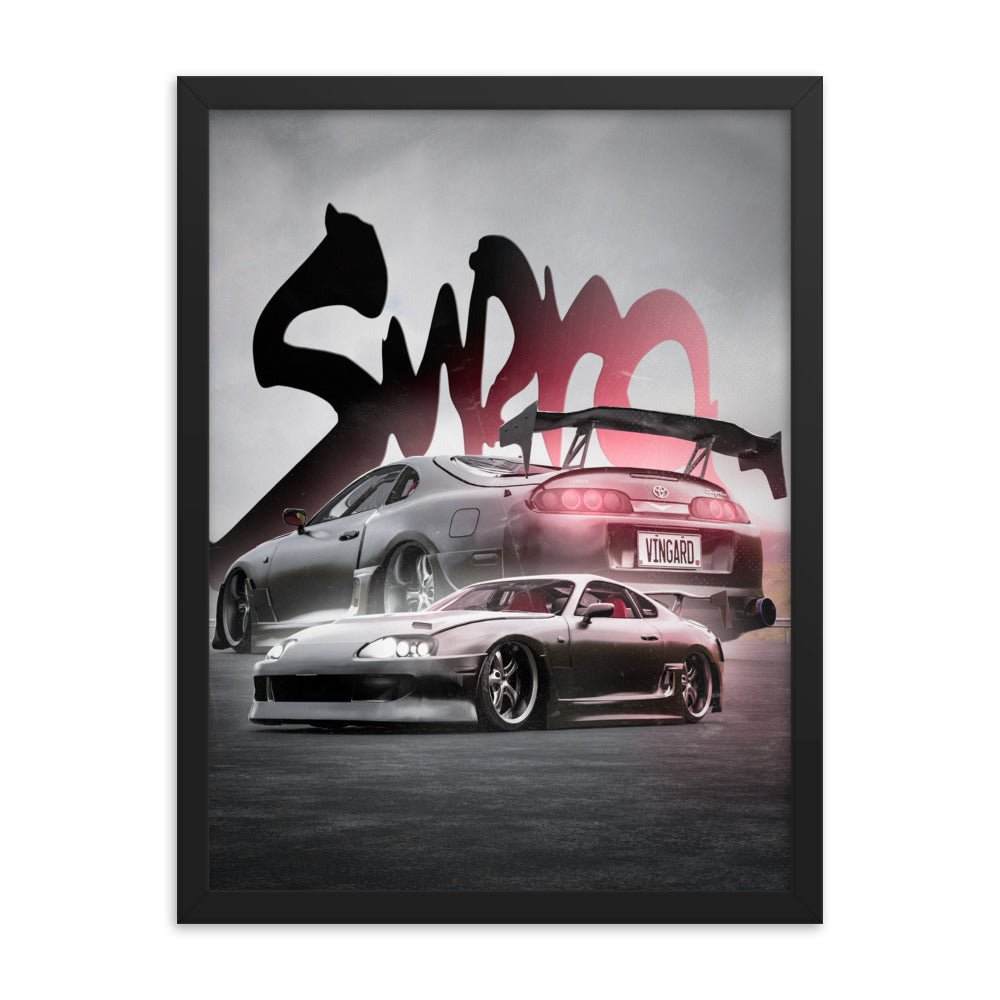 Toyota Supra MK4 (Framed)