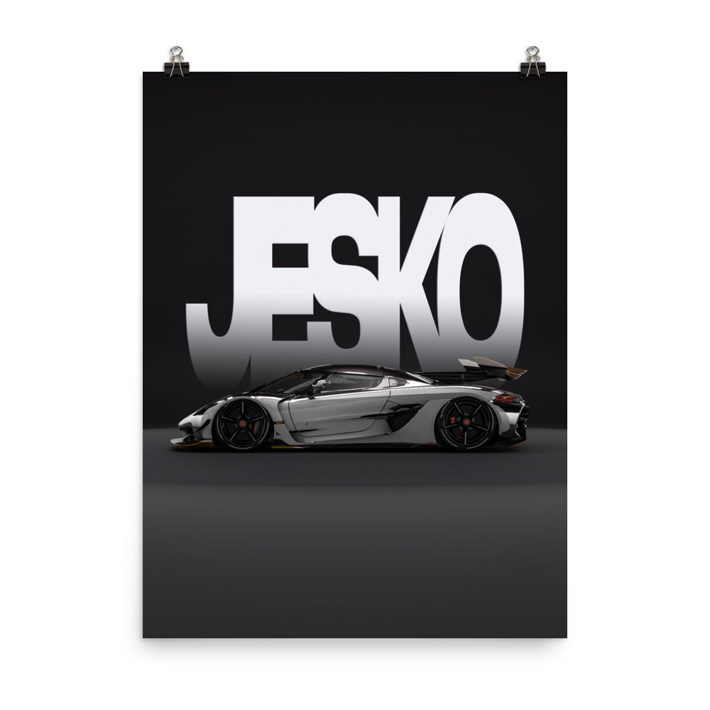 Jesko Minimal (Unframed)