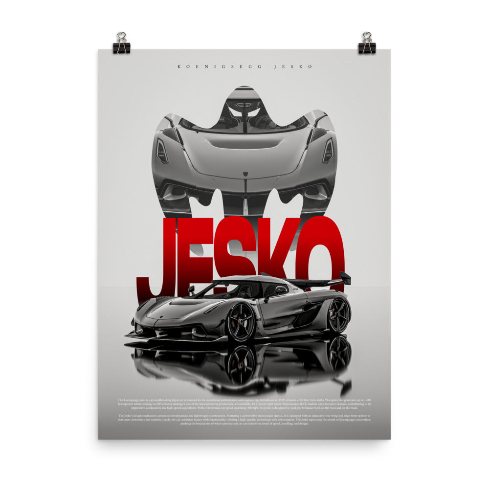 Koenigsegg Jesko (Unframed)