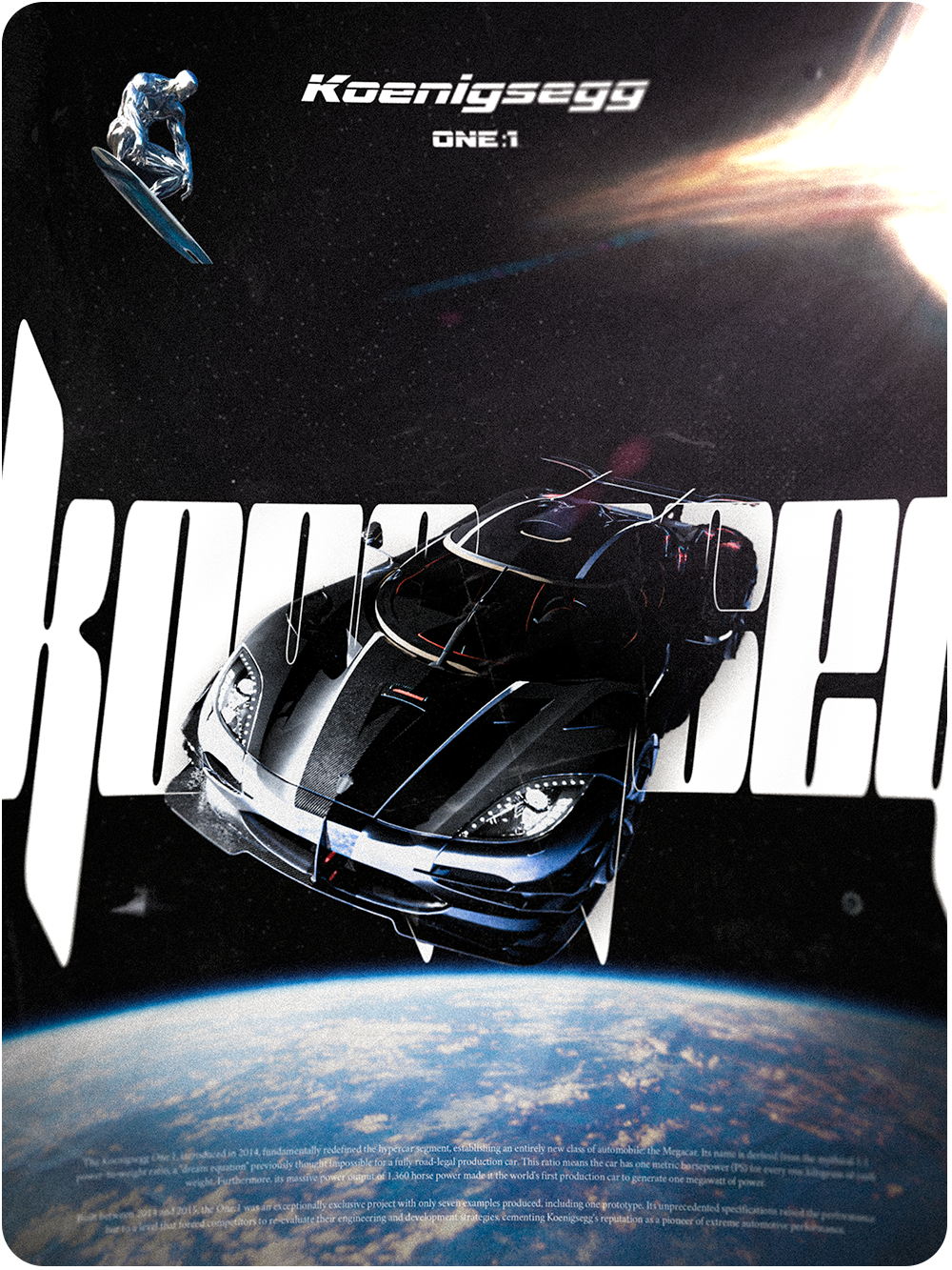 Koenigsegg ONE:1 (Unframed)