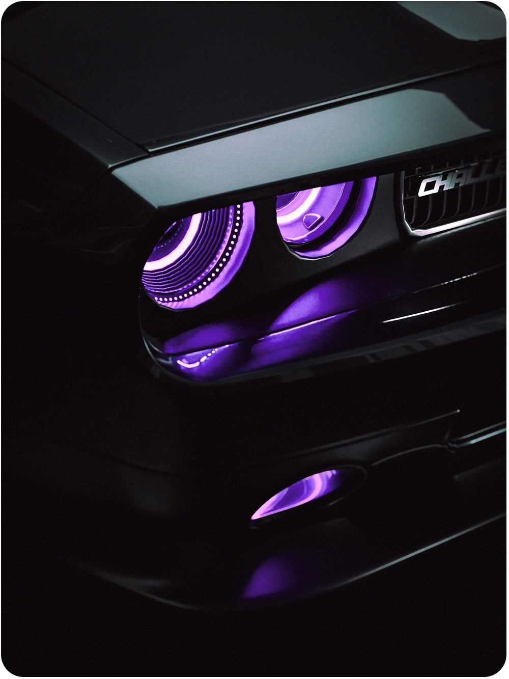 Dodge Challenger Headlight (Unframed)
