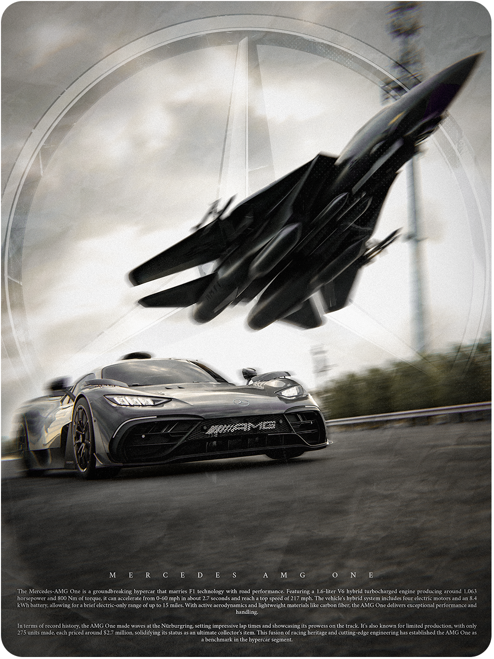 Mercedes AMG One (Unframed)