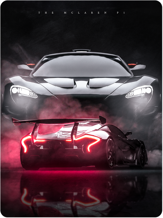 Mclaren P1 GTR (Framed)