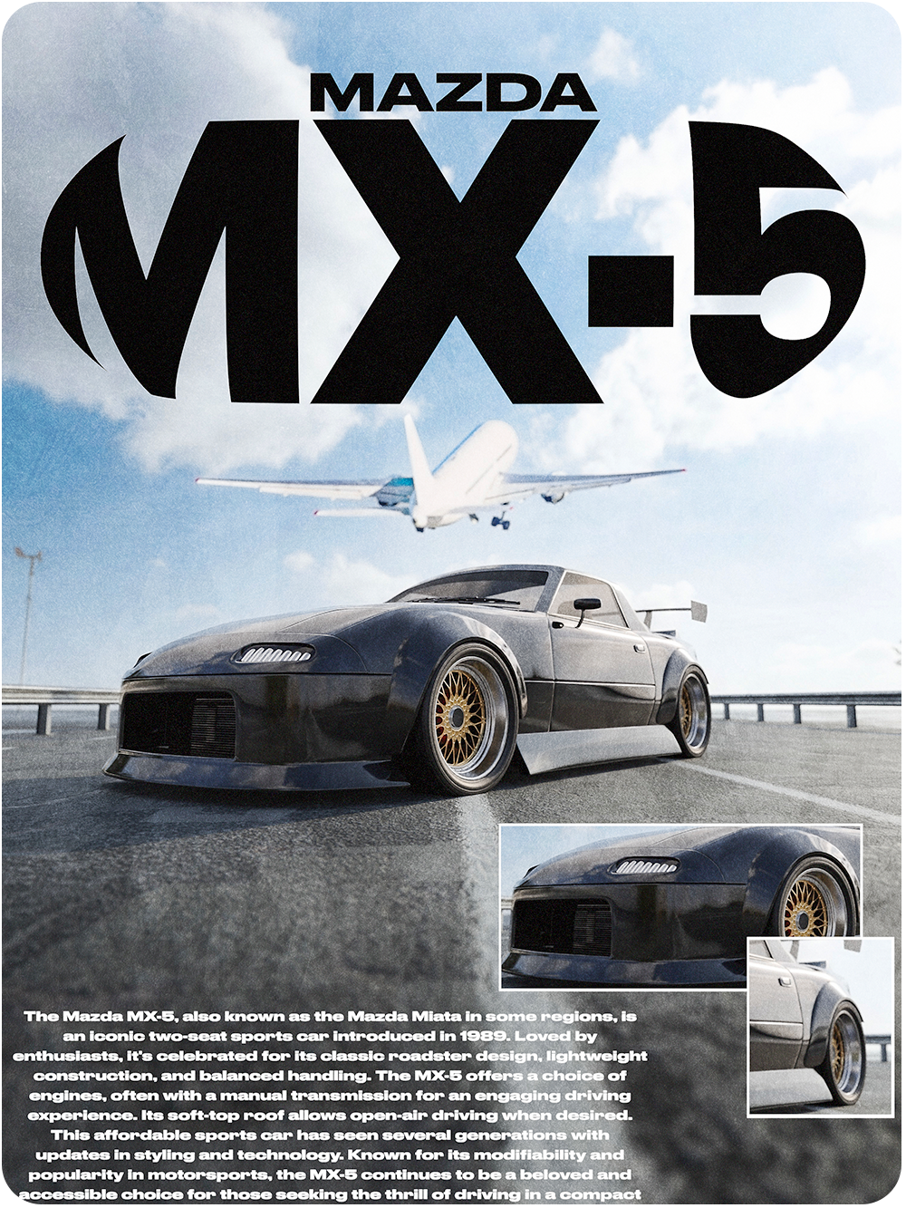 Mazda MX-5 (Unframed)