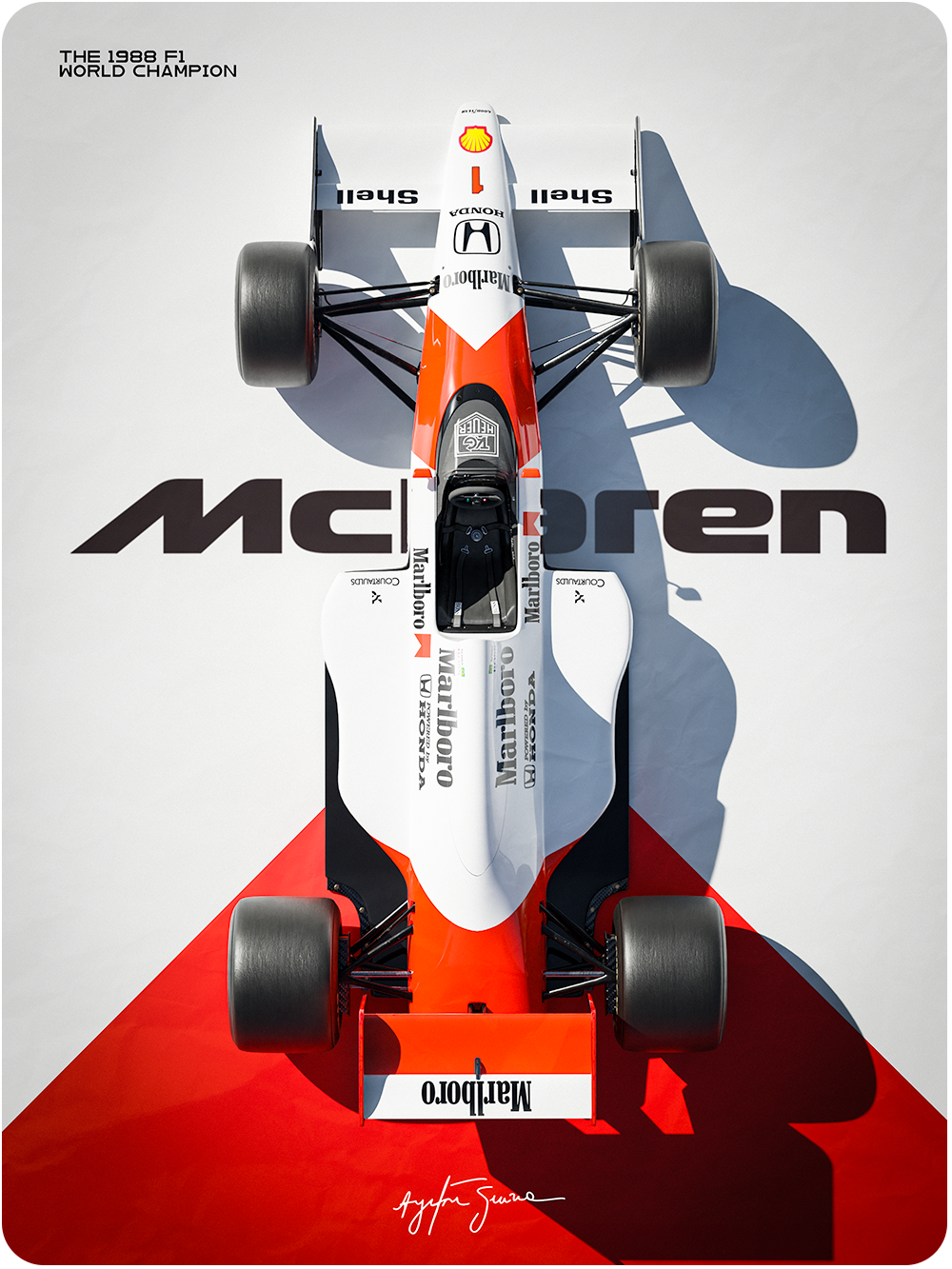Mclaren F1 MP4/4 (Unframed)