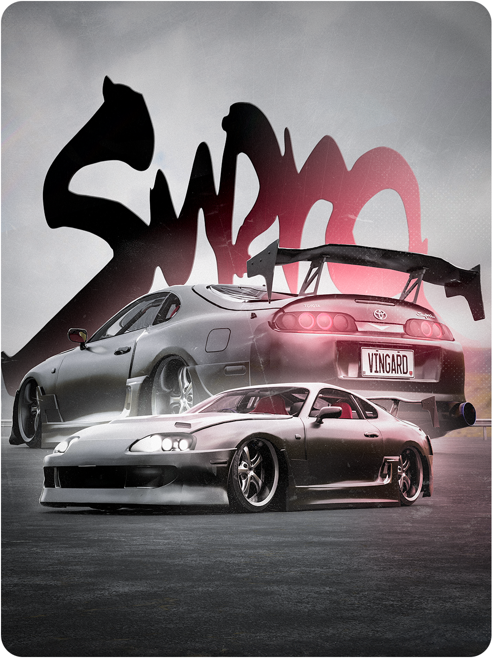 Toyota Supra MK4 (Unframed)