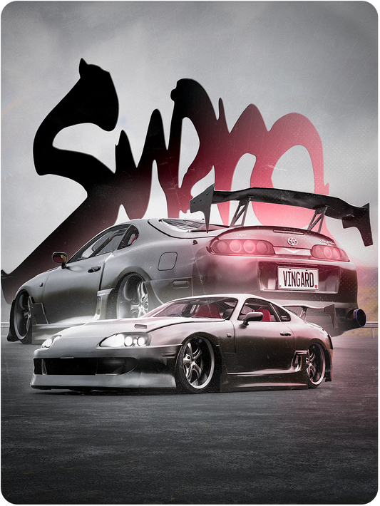 MK4 Toyota Supra (Framed)