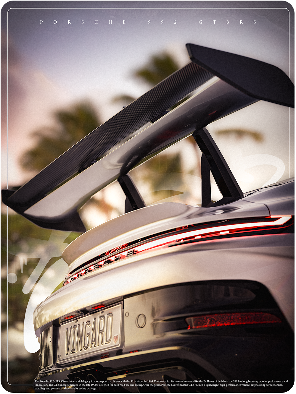 Porsche GT3RS (Unframed)