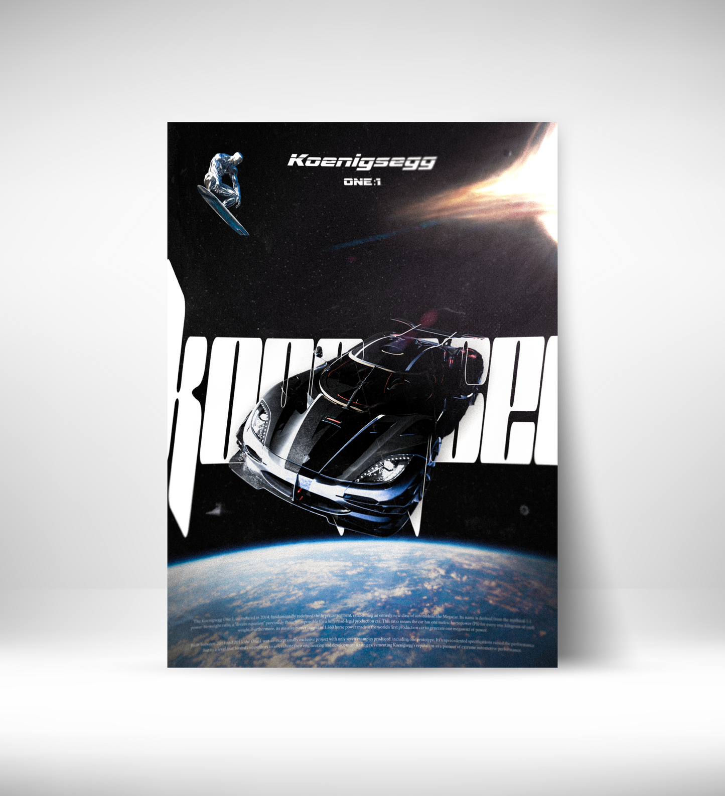 Koenigsegg ONE:1 (Unframed)