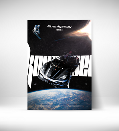 Koenigsegg ONE:1 (Unframed)