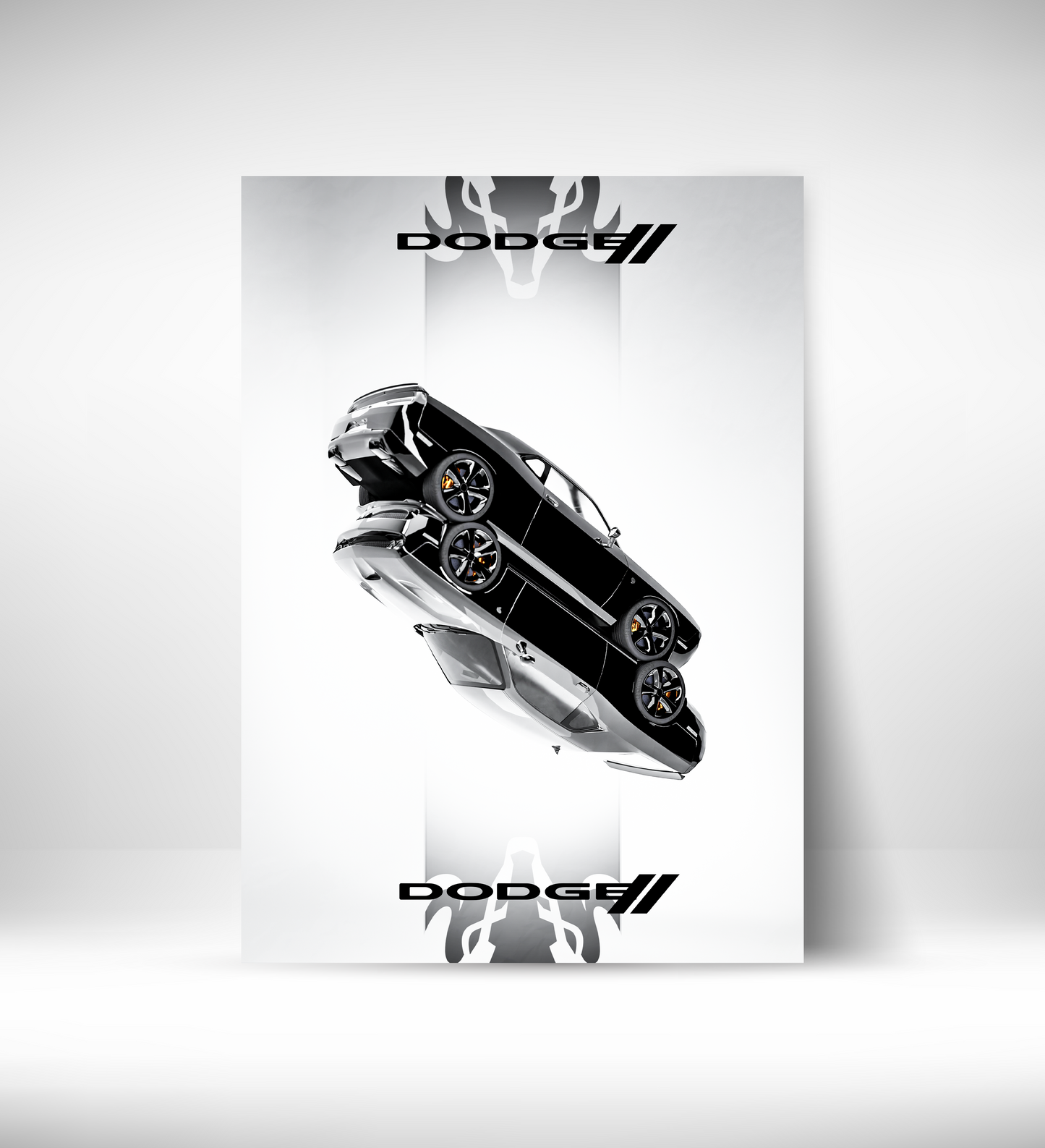 Dodge Challenger Hellcat (Unframed)