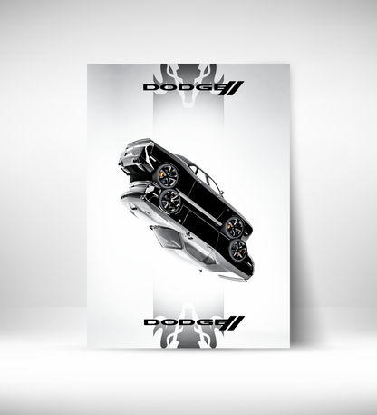 Dodge Challenger Hellcat (Unframed)