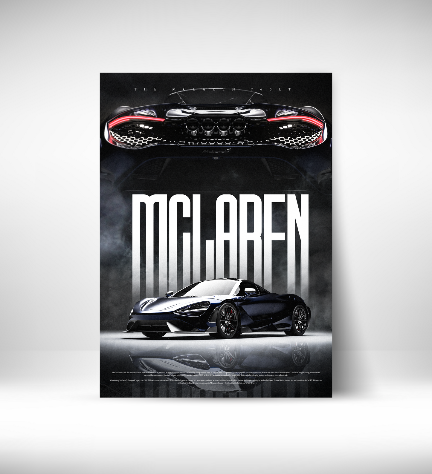 Mclaren 765LT (Unframed)