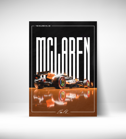 Mclaren F1 2025 MCL39 (Framed)