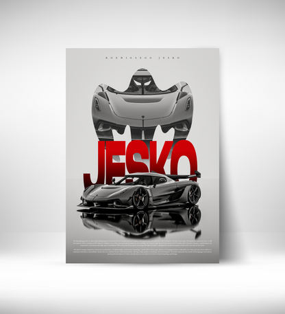 Koenigsegg Jesko (Framed)