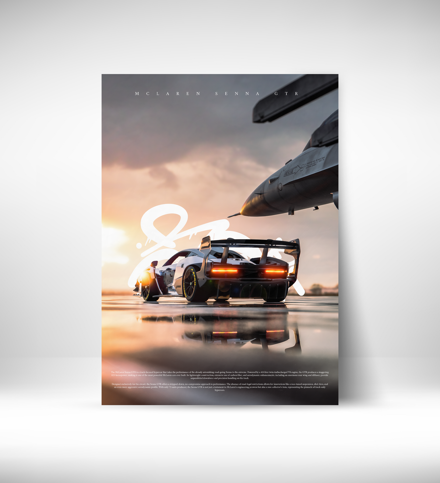 Mclaren Senna GTR (Unframed)