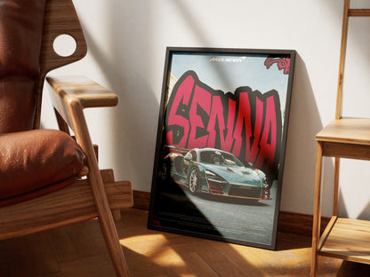 Mclaren Senna (Framed)