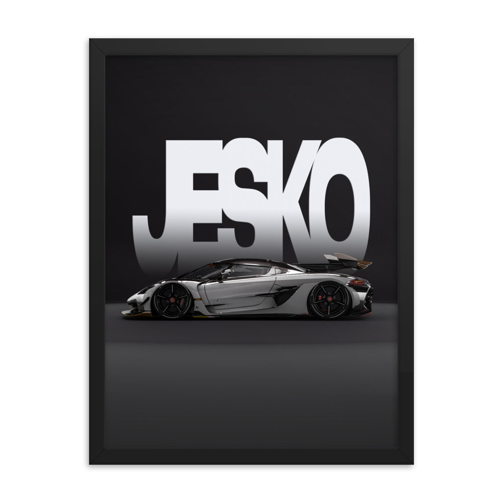 Jesko Minimal (Framed)