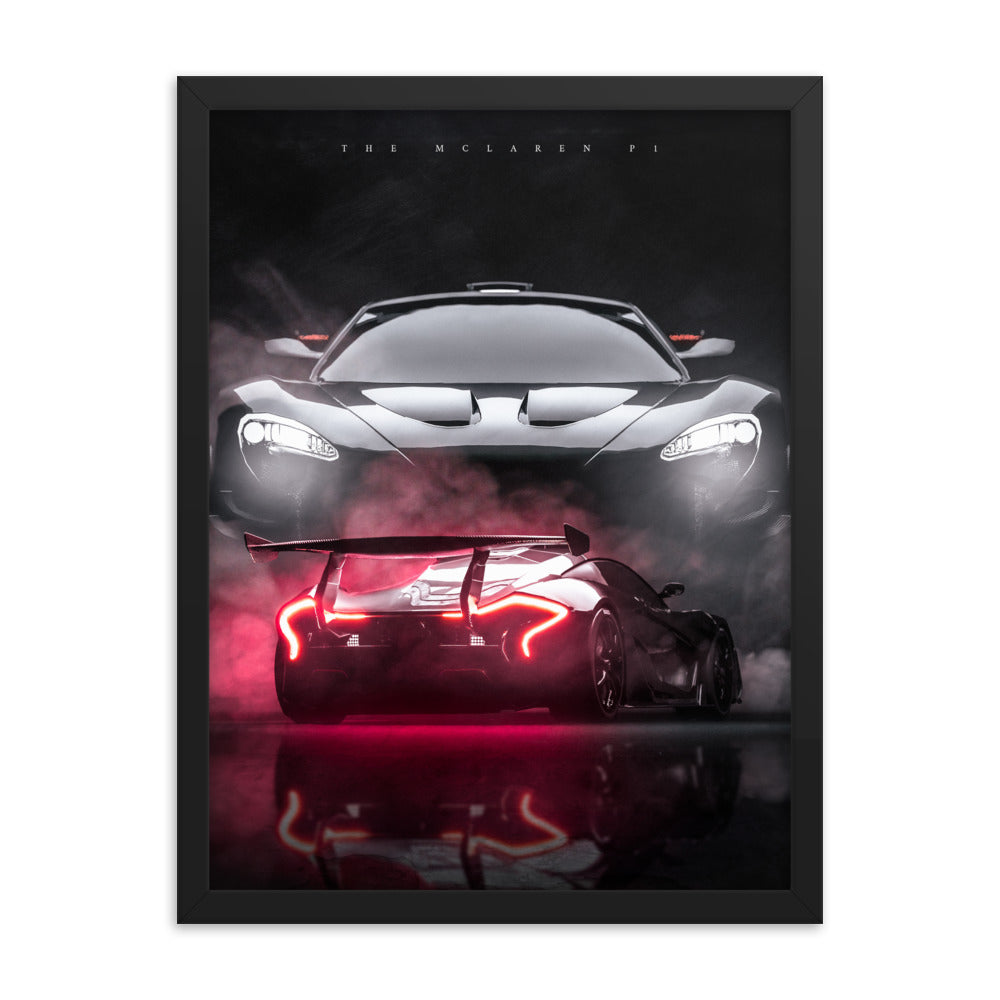 Mclaren P1 GTR (Framed)