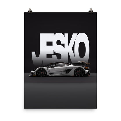 Jesko Minimal (Unframed)