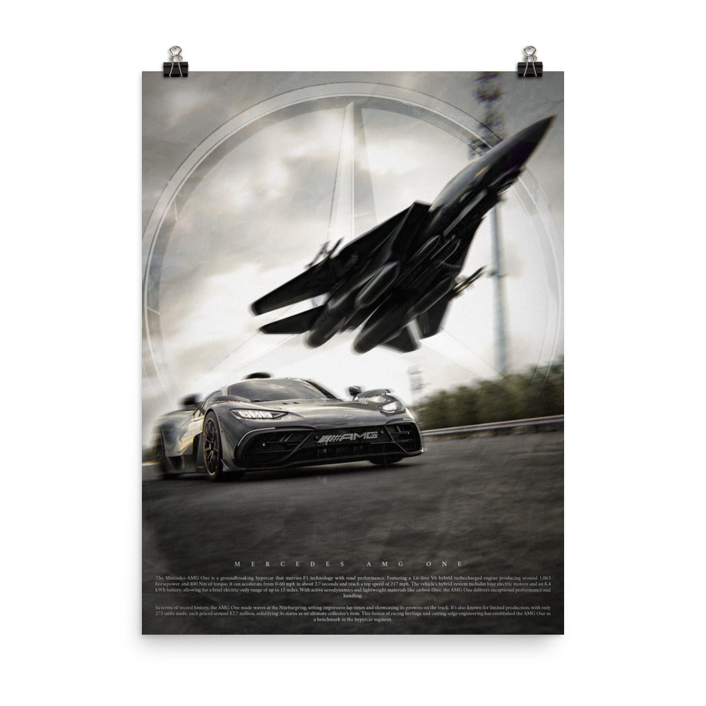 Mercedes AMG One (Unframed)