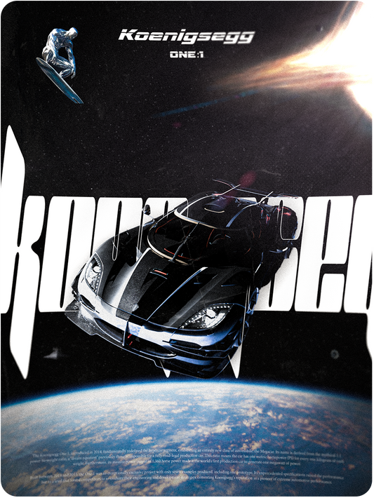 Koenigsegg ONE:1 (Unframed)