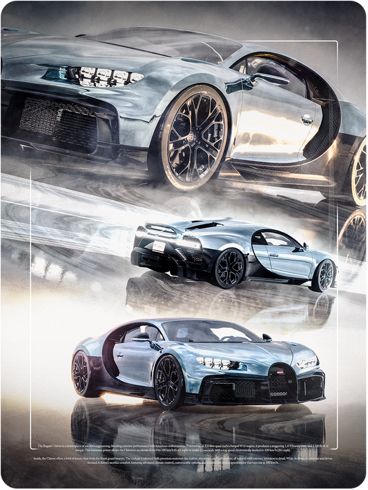 Bugatti Chiron Profilée (Framed)