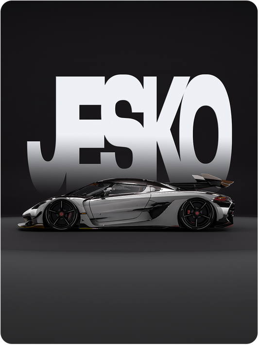 Jesko Minimal (Framed)