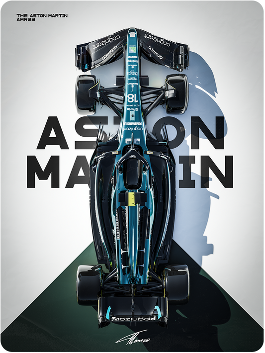 Aston Martin F1 AMR23 (Framed)