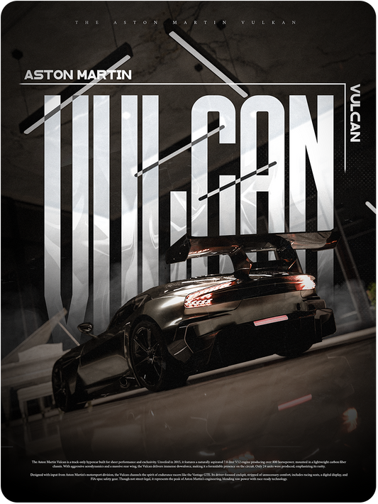 Aston Martin Vulcan (Framed)