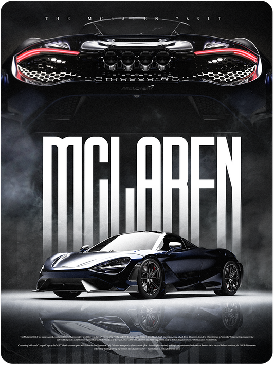 Mclaren 765LT (Unframed)