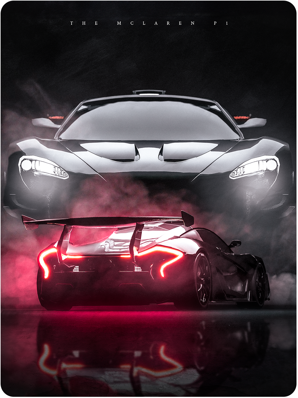 Mclaren P1 GTR (Unframed)