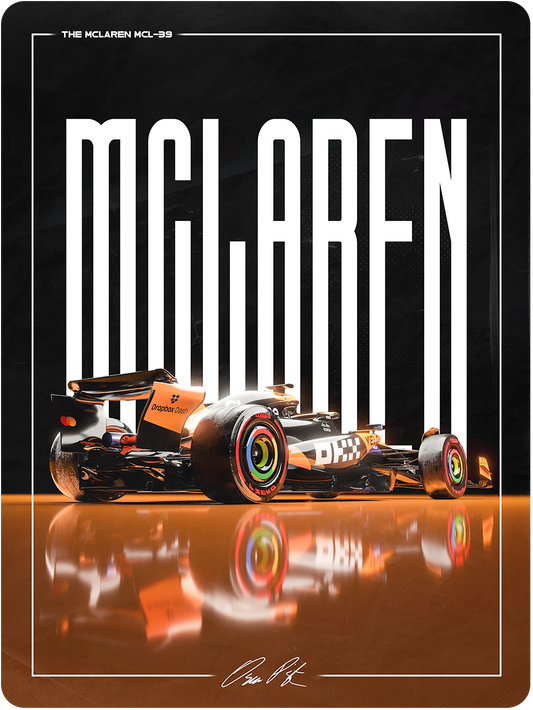 Mclaren F1 2025 MCL39 (Framed)